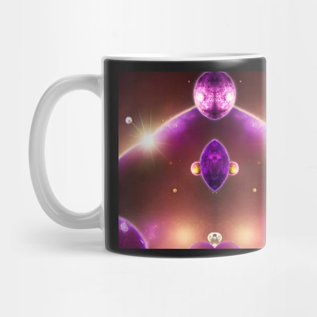 Purple Aesthetic Planets Suns Rising Solar Flares by BubbleMench